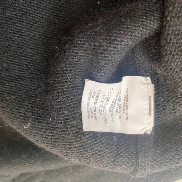 J. Crew Black Wool Blend Turtleneck Sweater - Picture 6 of 8